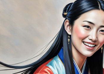 a young Chinese woman laughing, she is called Mei.